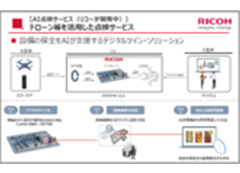 ドローン（＋Remot e Field）&リコーAI解析サービス